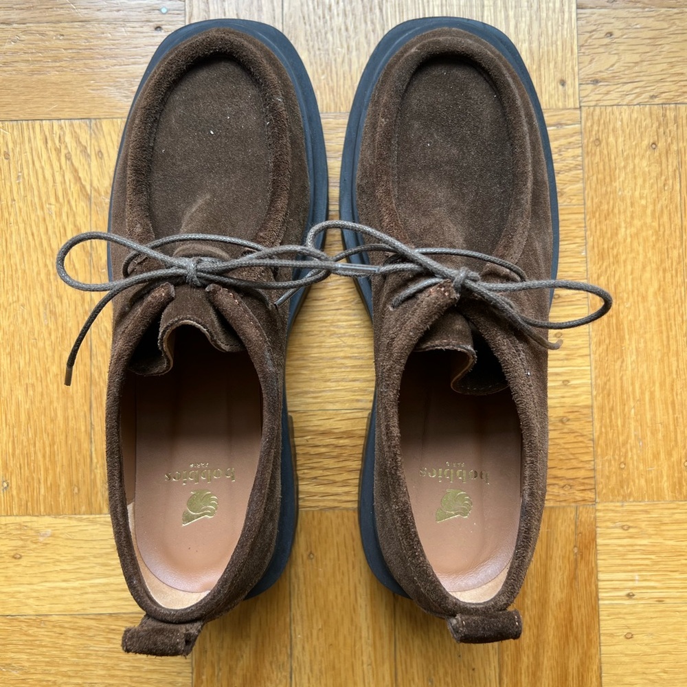 Bobbies Suede Derby Shoes size 38